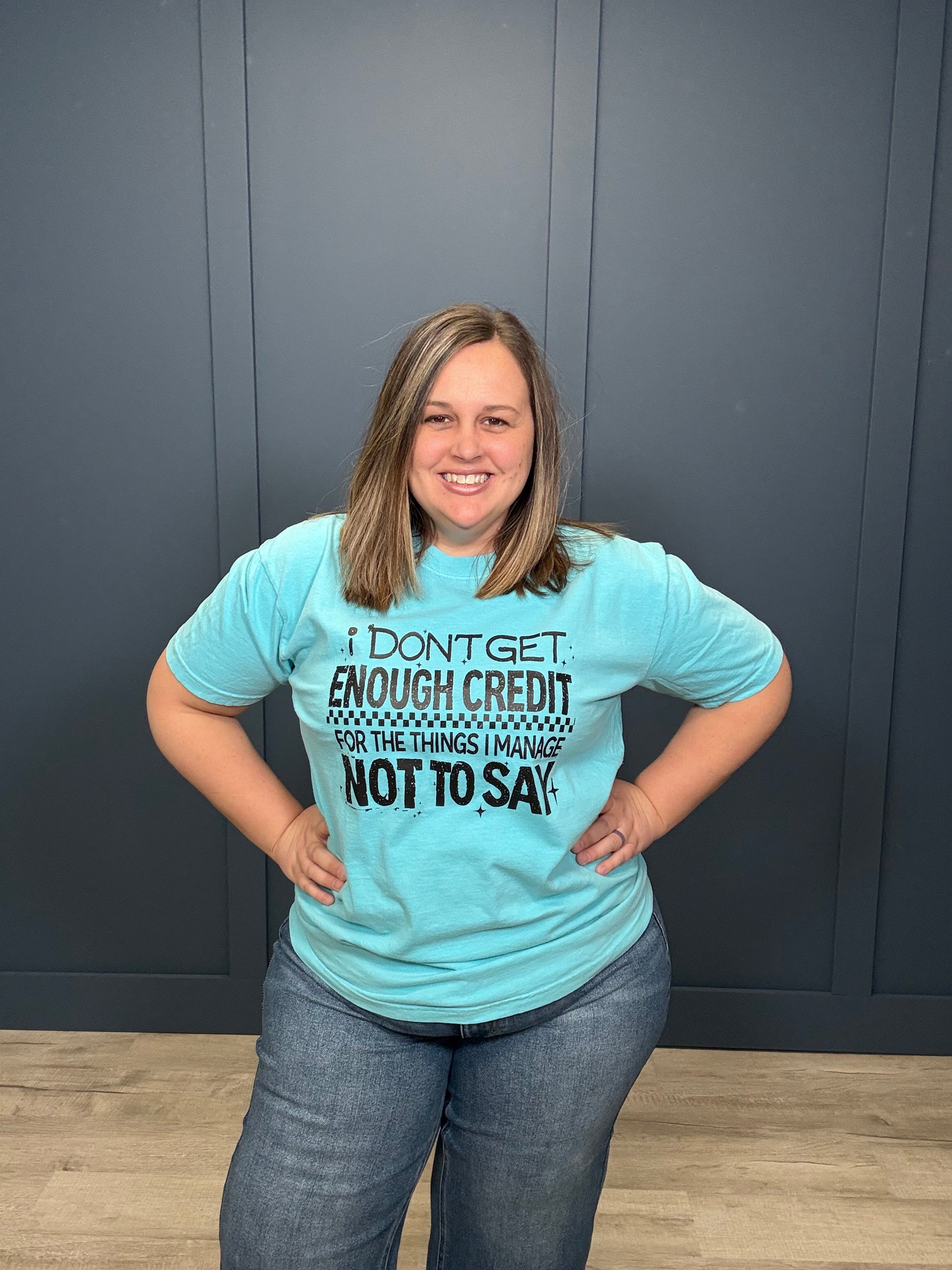 I Don't Get Enough Credit-Tres Birdos Graphic Tees-Three Birdies Boutique, Women's Fashion Boutique Located in Kearney, MO