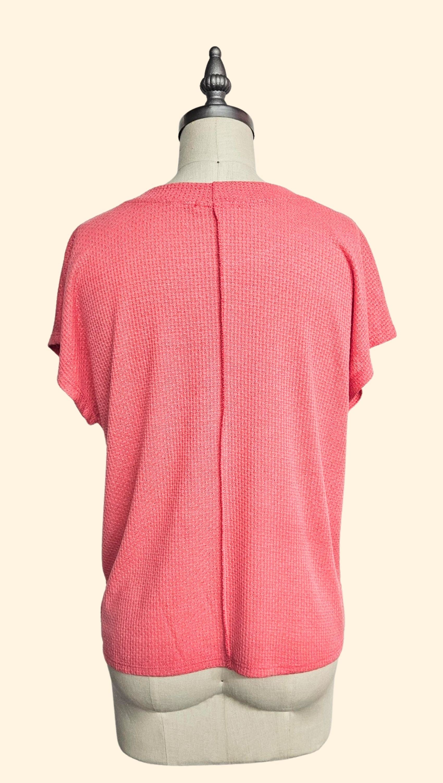 Knit Front Split Top { product_type }}