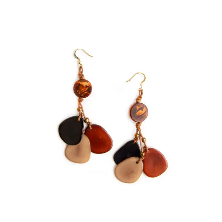 Allison Earrings-Earrings-Tagua-Three Birdies Boutique, Women's Fashion Boutique Located in Kearney, MO