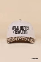 Make Heaven Crowded Hat with Adjustable Clasp-Baseball Hat-Zenana-Three Birdies Boutique, Women's Fashion Boutique Located in Kearney, MO