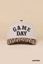 Leopard Game Day Hat-Baseball Hat-Zenana-Three Birdies Boutique, Women's Fashion Boutique Located in Kearney, MO
