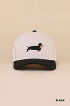 Dachshund Hat-Baseball Hat-Zenana-Three Birdies Boutique, Women's Fashion Boutique Located in Kearney, MO