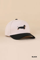 Dachshund Hat-Baseball Hat-Zenana-Three Birdies Boutique, Women's Fashion Boutique Located in Kearney, MO