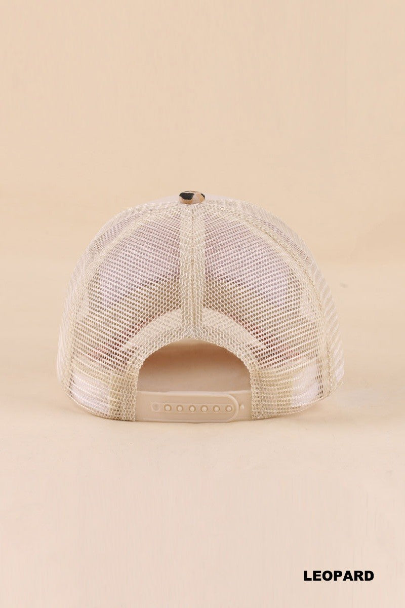 Leopard Make Heaven Crowded Hat-Baseball Hat-Zenana-Three Birdies Boutique, Women's Fashion Boutique Located in Kearney, MO