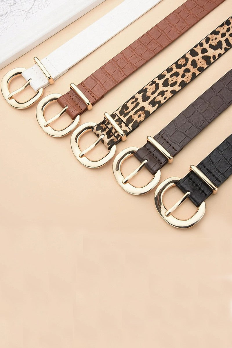Gold Pin Buckle Fashion Belt { product_type }}