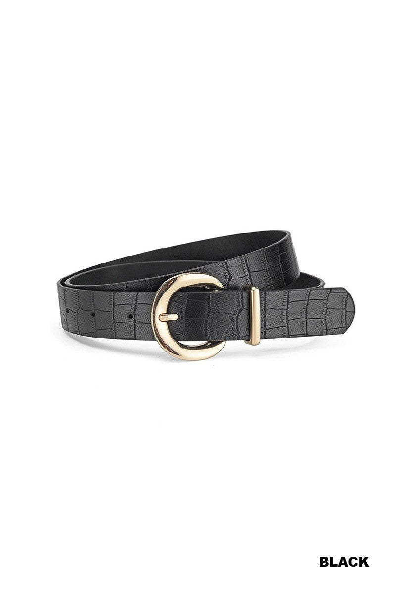 Gold Pin Buckle Fashion Belt { product_type }}