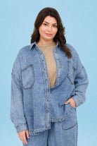 Chambray Long Sleeve Shirt { product_type }}
