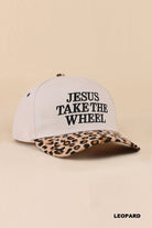 Jesus Take the Wheel Hat-Baseball Hat-Zenana-Three Birdies Boutique, Women's Fashion Boutique Located in Kearney, MO