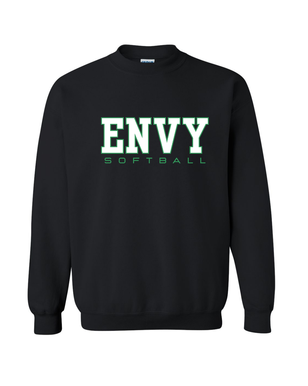 Block Envy Softball Gildan Crewneck-Graphic Tees-TB TEES-Three Birdies Boutique, Women's Fashion Boutique Located in Kearney, MO