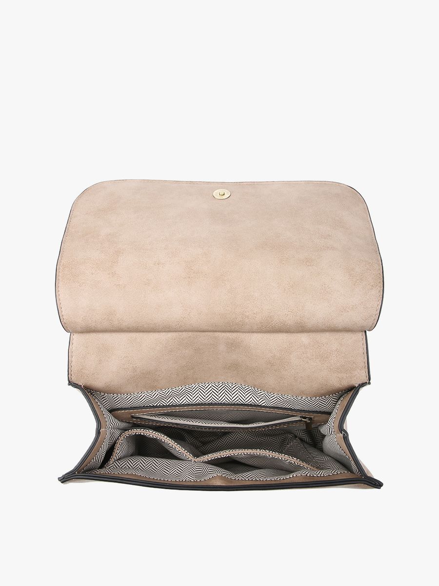 Bailey Crossbody Bag with Print Contrast Strap { product_type }}
