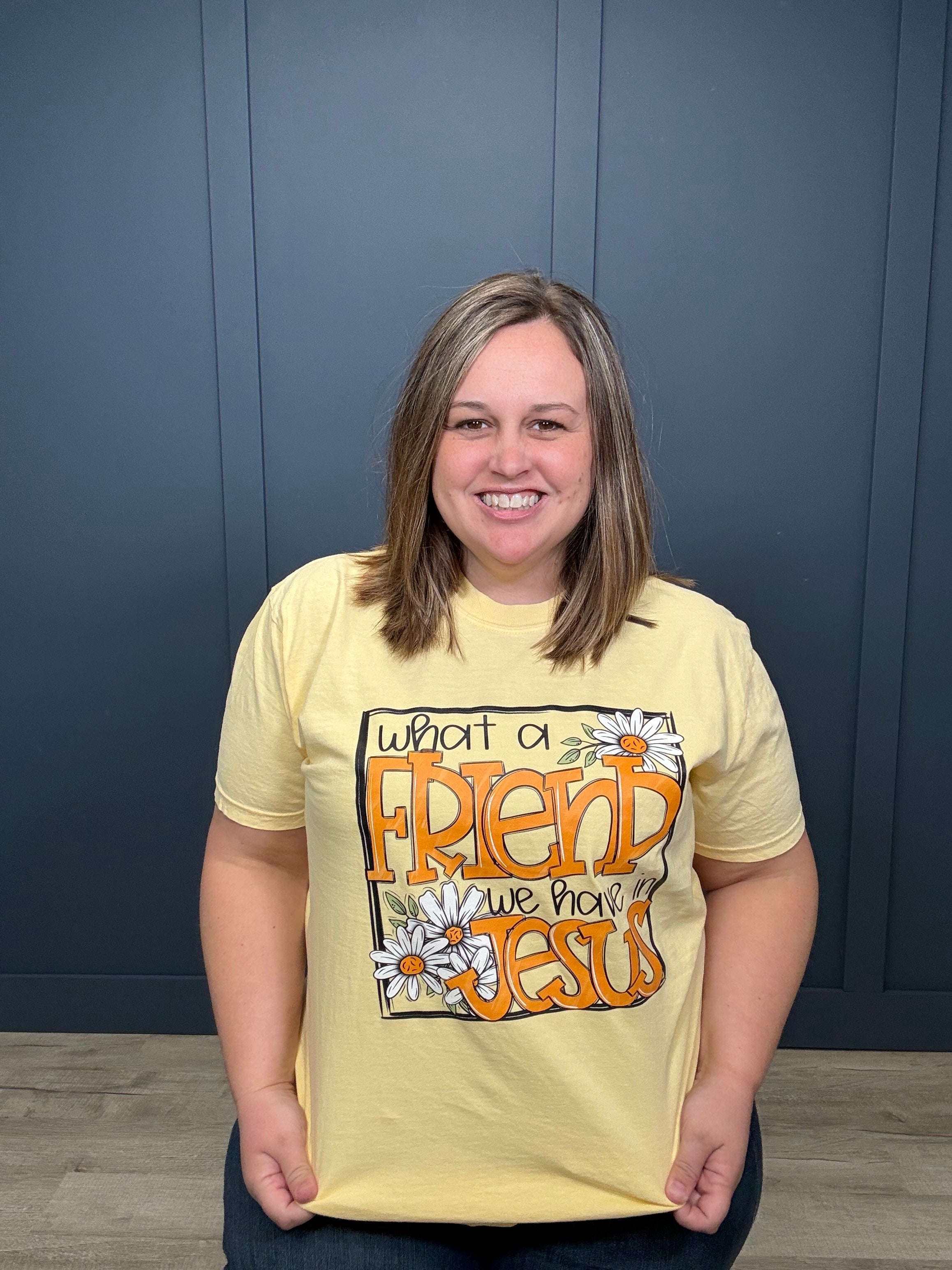A Friend in Jesus Tee { product_type }}