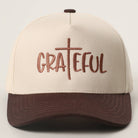 GRATEFUL Embroidery Two-Tone Trucker Hat: COW / One Size { product_type }}