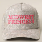 MIDWEST PRINCESS 3D Embroidered Camo Trucker Hat - Light Camo { product_type }}