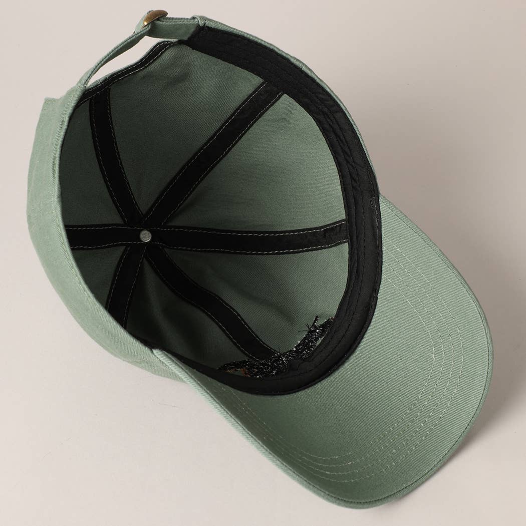 Dachshund Embroidered Baseball Dad Cap: White / One Size { product_type }}