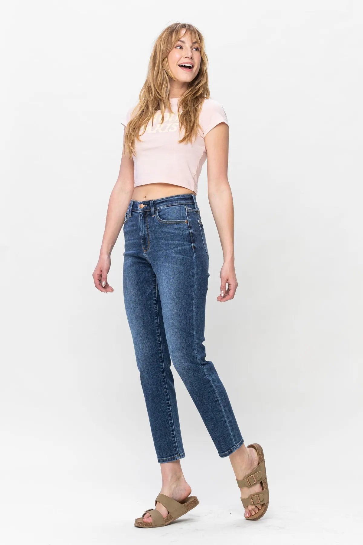 Judy Blue Shield Back Pocket Slim Fit { product_type }}