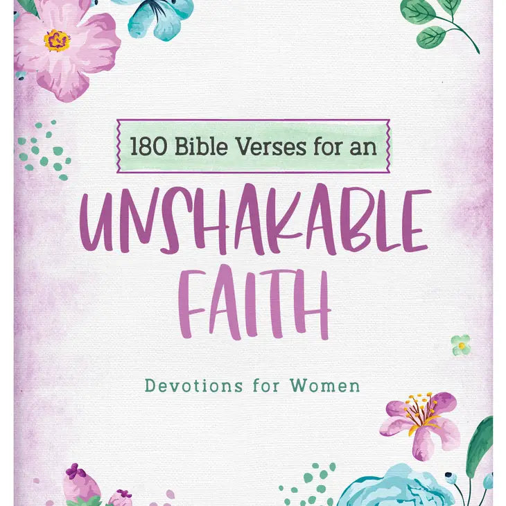 180 Bible Verses For An Unshakable Faith-Book-Barbour Publishing, Inc.-Three Birdies Boutique, Women's Fashion Boutique Located in Kearney, MO