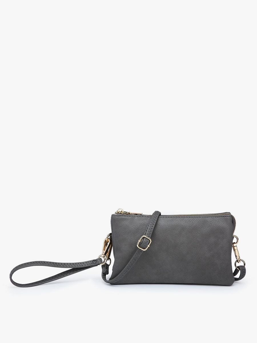Riley Crossbody/Wristlet: Camel-Jen & Co.-Three Birdies Boutique, Women's Fashion Boutique Located in Kearney, MO