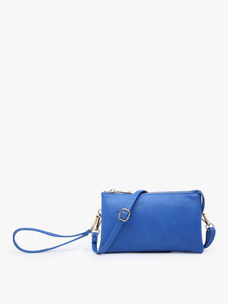 Riley Royal Blue Crossbody/Wristlet-Handbags-Jen & Co.-Three Birdies Boutique, Women's Fashion Boutique Located in Kearney, MO