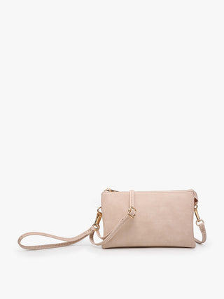 Riley Blush Crossbody/Wristlet-Handbags-Jen & Co.-Three Birdies Boutique, Women's Fashion Boutique Located in Kearney, MO