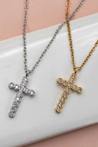 Cross Necklace Gold { product_type }}