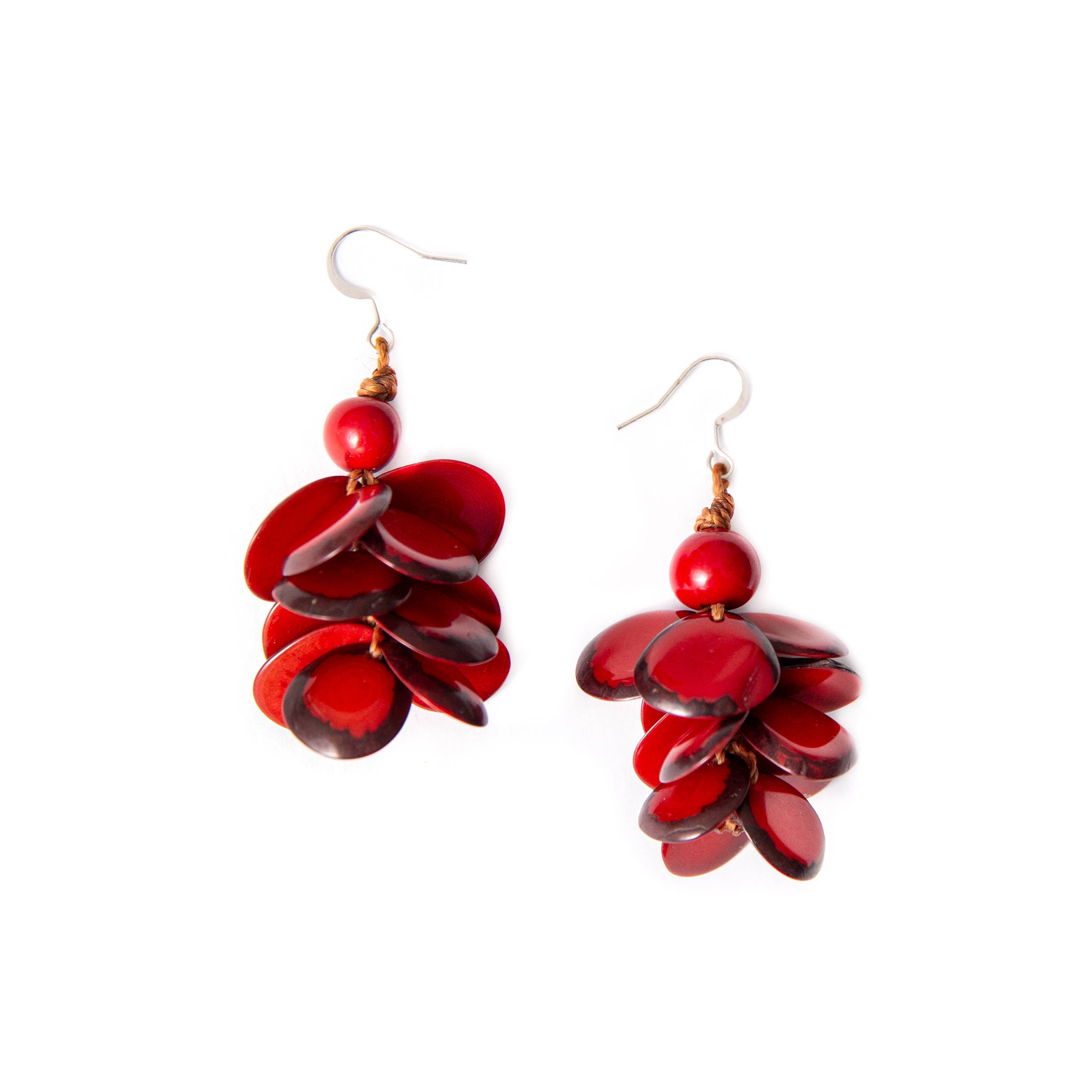 Marie Earrings: Charcoal Gray { product_type }}