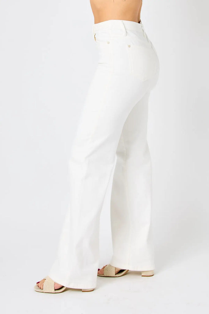 Judy Blue Braided WB Wide Leg