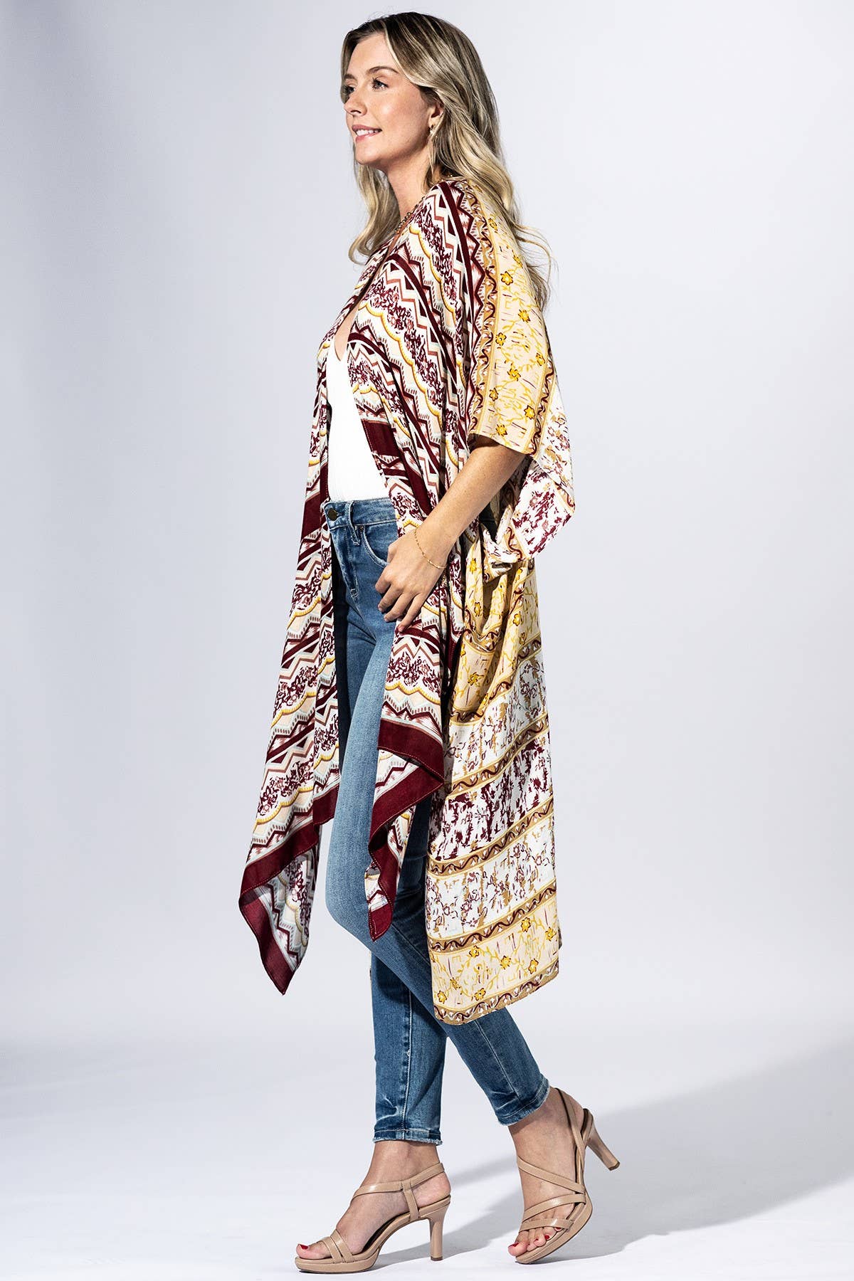 Saffron Garden Kimono { product_type }}