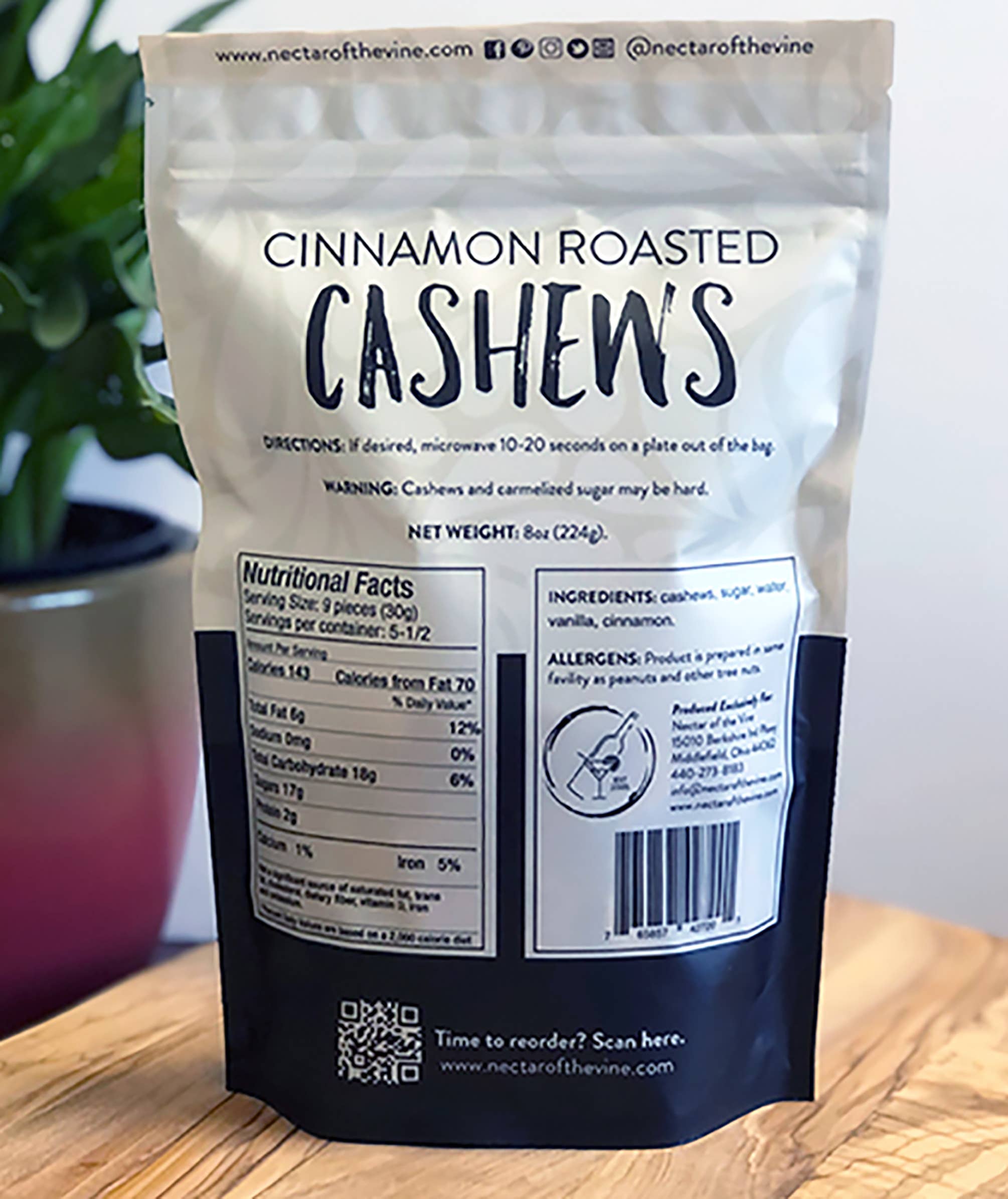 Cinnamon Kettle Roasted Cashews { product_type }}