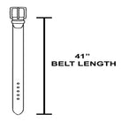 Brown Faux Leather Square Buckle Fashion Belt: BK { product_type }}
