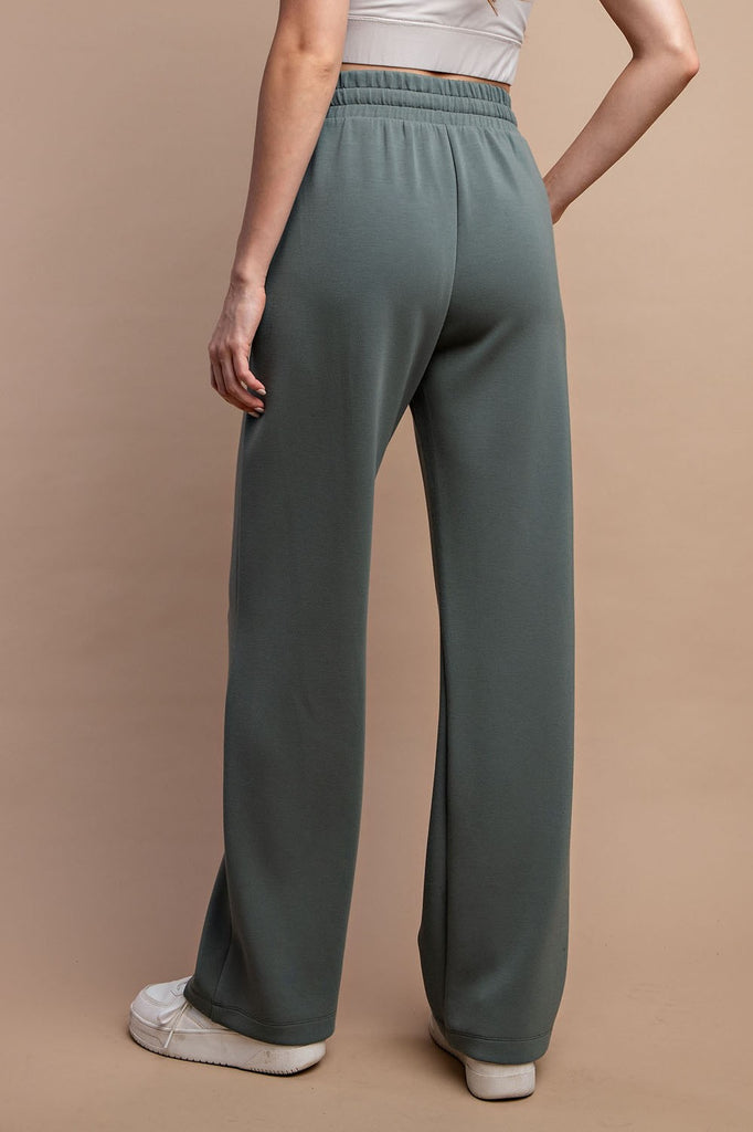 Rae Mode Straight Lounge Pants-Joggers-Rae Mode-Three Birdies Boutique, Women's Fashion Boutique Located in Kearney, MO