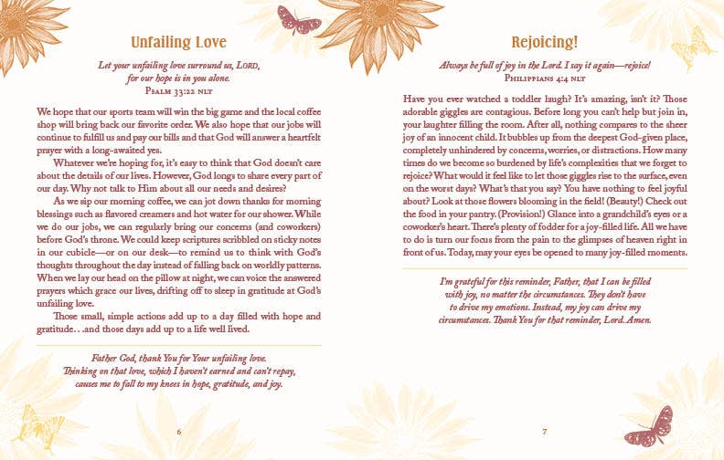 180 Morning Devotions for a Joyful Heart-Barbour Publishing, Inc.-Three Birdies Boutique, Women's Fashion Boutique Located in Kearney, MO