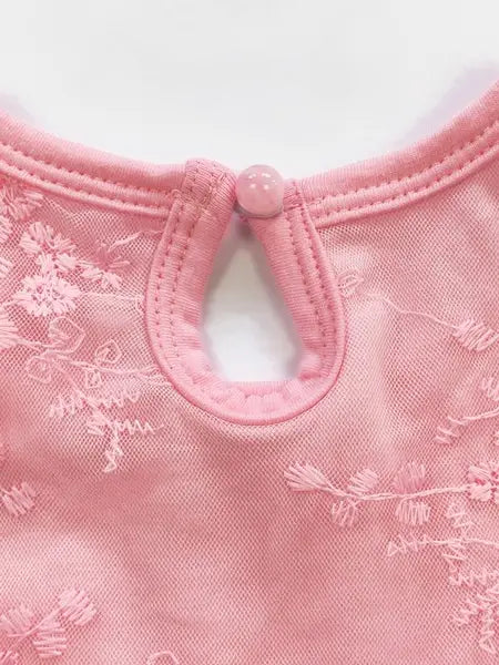 Abigail Lace Pink Little Girls Dress-Girls Dresses-Clover Cottage-Three Birdies Boutique, Women's Fashion Boutique Located in Kearney, MO