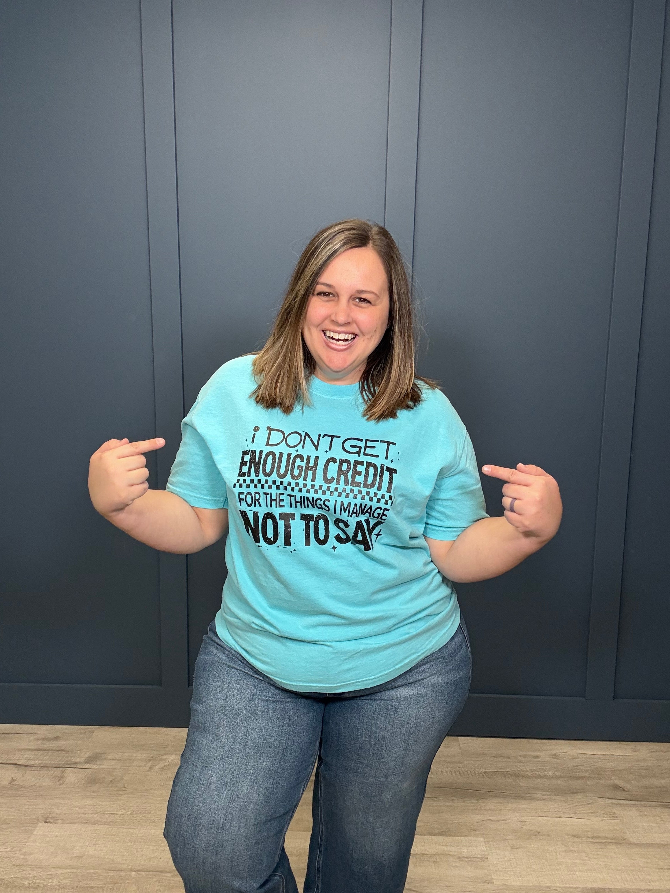 I Don't Get Enough Credit-Tres Birdos Graphic Tees-Three Birdies Boutique, Women's Fashion Boutique Located in Kearney, MO