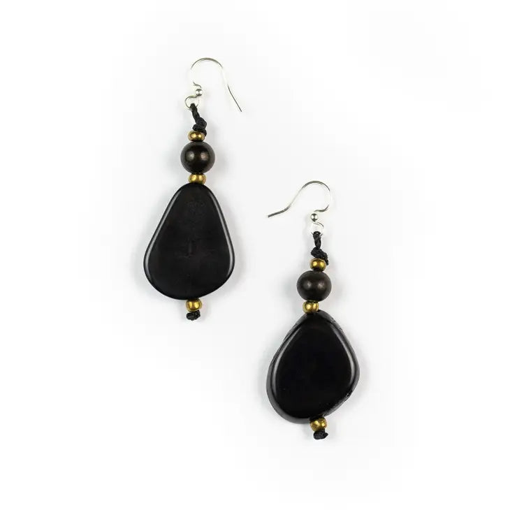 Alma Earrings-Earrings-Tagua-Three Birdies Boutique, Women's Fashion Boutique Located in Kearney, MO