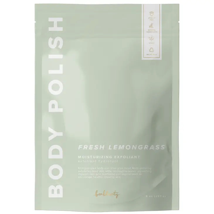 Lemongrass Body Polish Body Scrub-Body Scrub-Bonblissity-Three Birdies Boutique, Women's Fashion Boutique Located in Kearney, MO