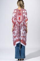 Carnelian Paisley Kimono { product_type }}