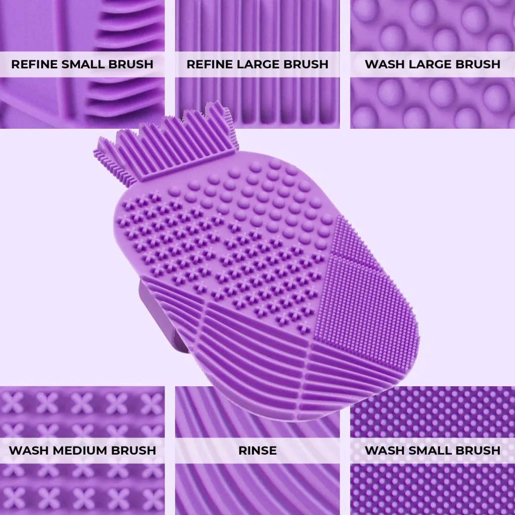 Lindo CosMat Brush Cleaning Pad: Blue-Lindo-Three Birdies Boutique, Women's Fashion Boutique Located in Kearney, MO