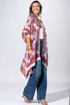 Carnelian Paisley Kimono { product_type }}