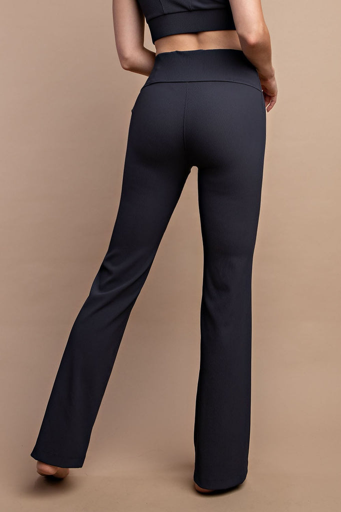 Ribbed Pintuck Leggings-Yoga Pants-Rae Mode-Three Birdies Boutique, Women's Fashion Boutique Located in Kearney, MO