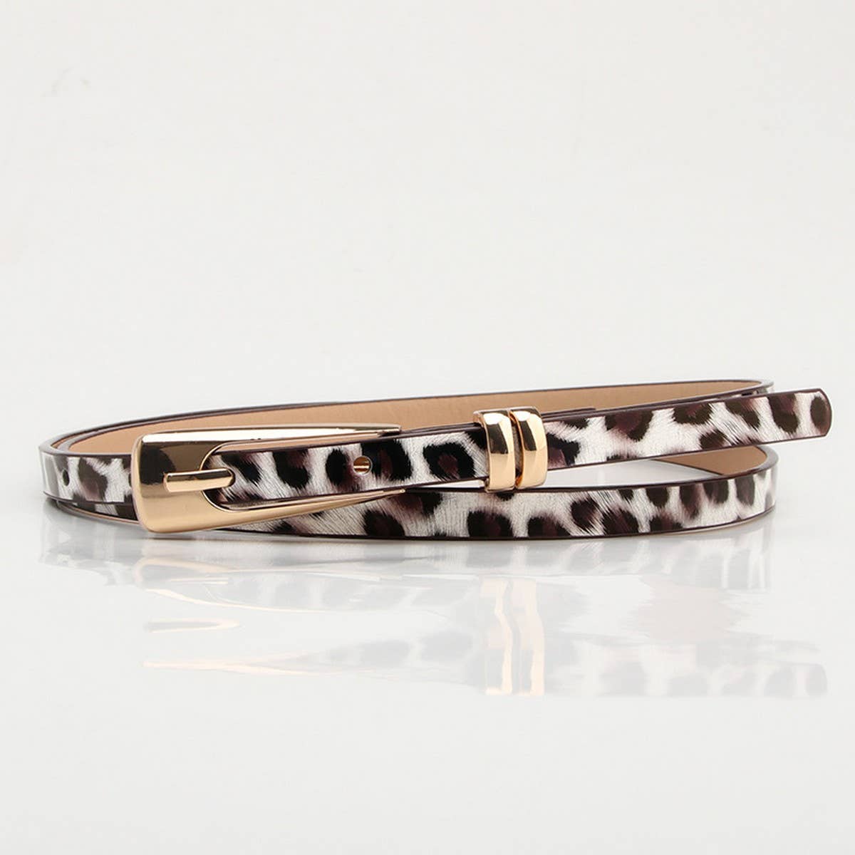 Classic Leopard Thin Belt { product_type }}