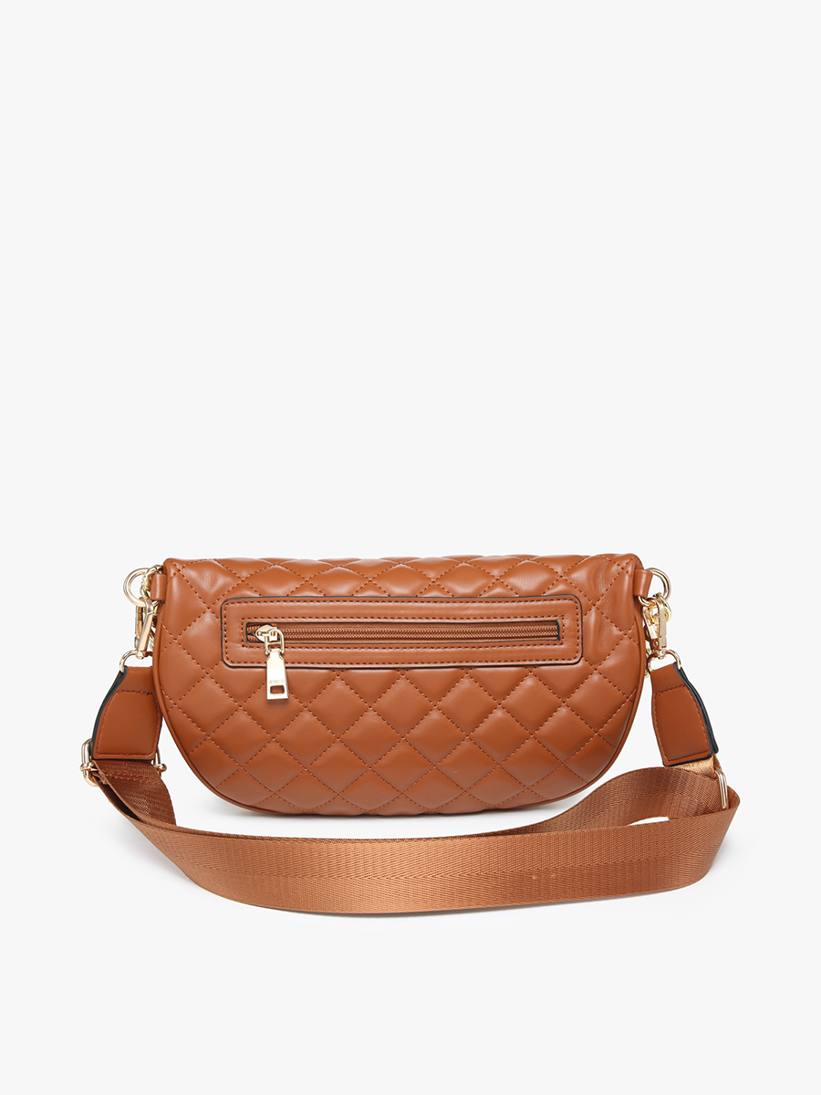 Sylvie Quilted Belt Bag: Black { product_type }}