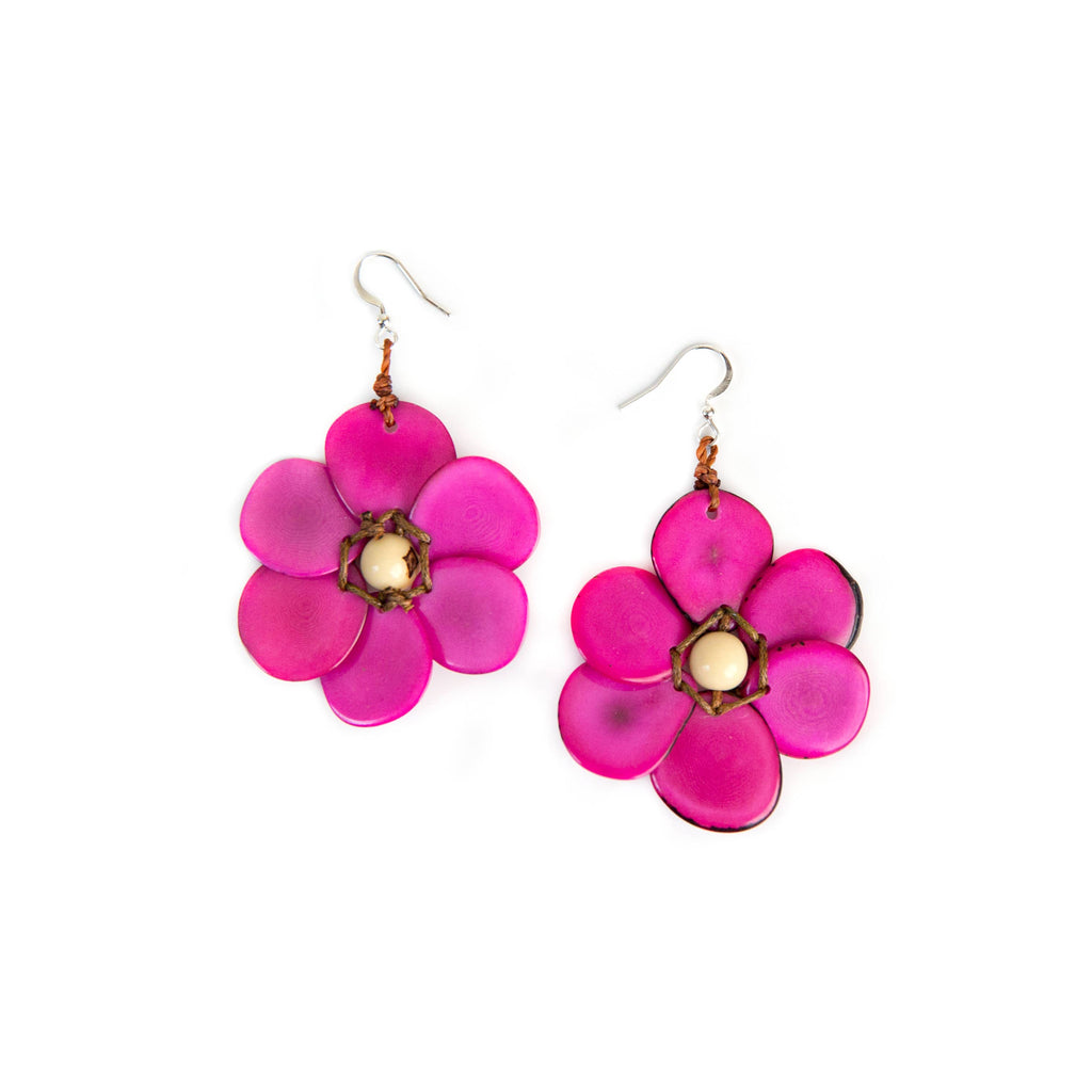 Rosalia Earrings-Organic Tagua Jewelry-Three Birdies Boutique, Women's Fashion Boutique Located in Kearney, MO