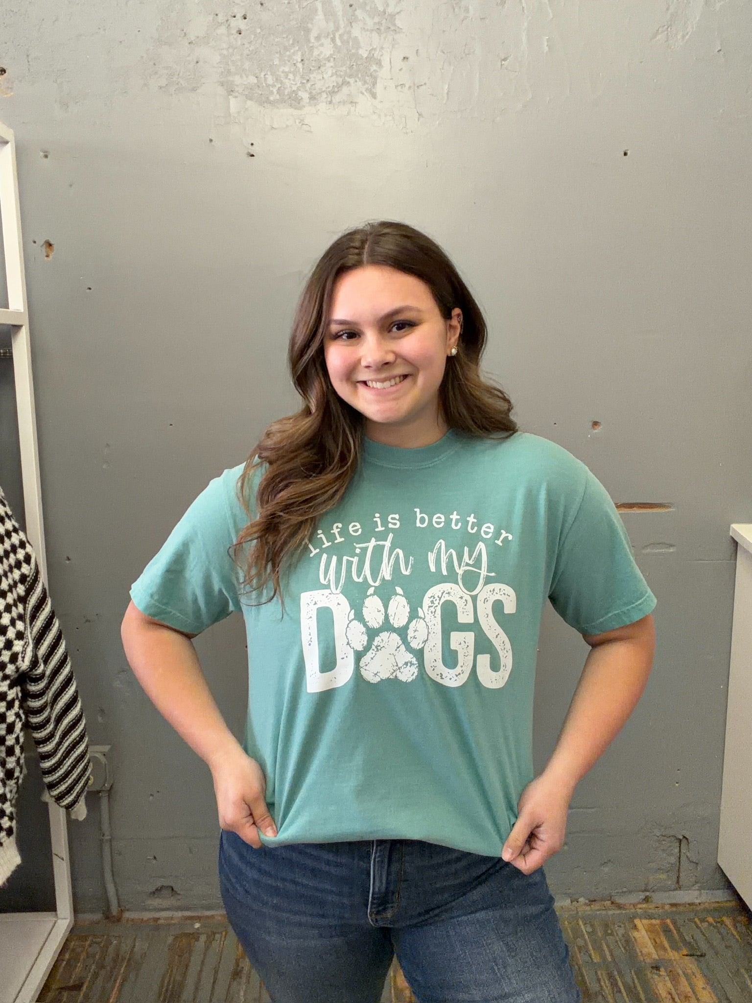 Life is Better with my Dog Graphic Tee { product_type }}