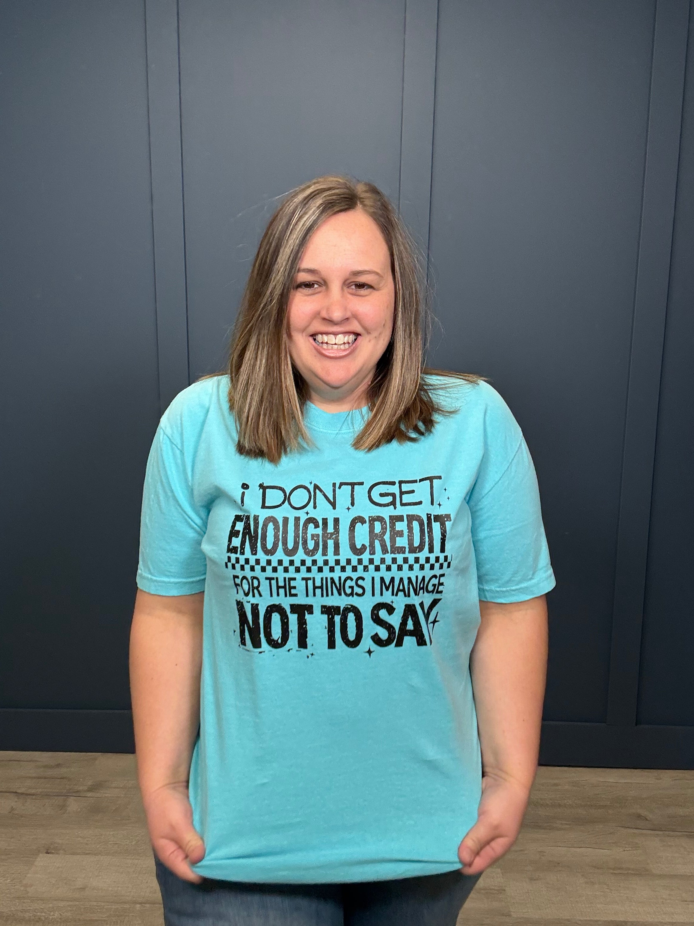 I Don't Get Enough Credit-Tres Birdos Graphic Tees-Three Birdies Boutique, Women's Fashion Boutique Located in Kearney, MO