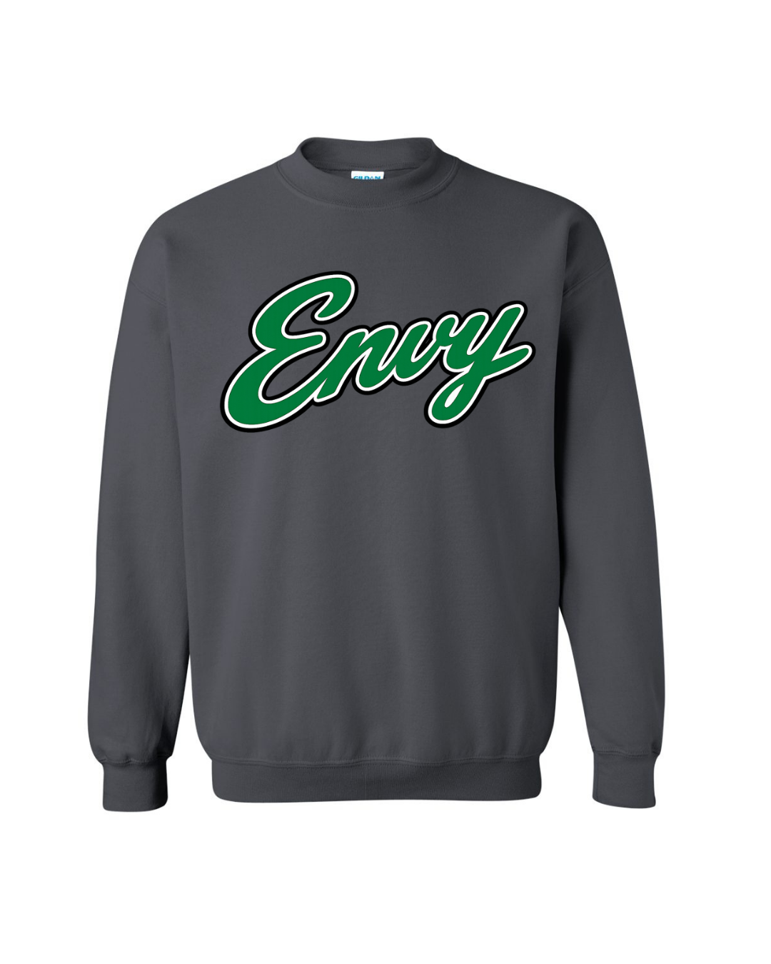 Script Envy Gildan Crewneck-Graphic Tees-TB TEES-Three Birdies Boutique, Women's Fashion Boutique Located in Kearney, MO