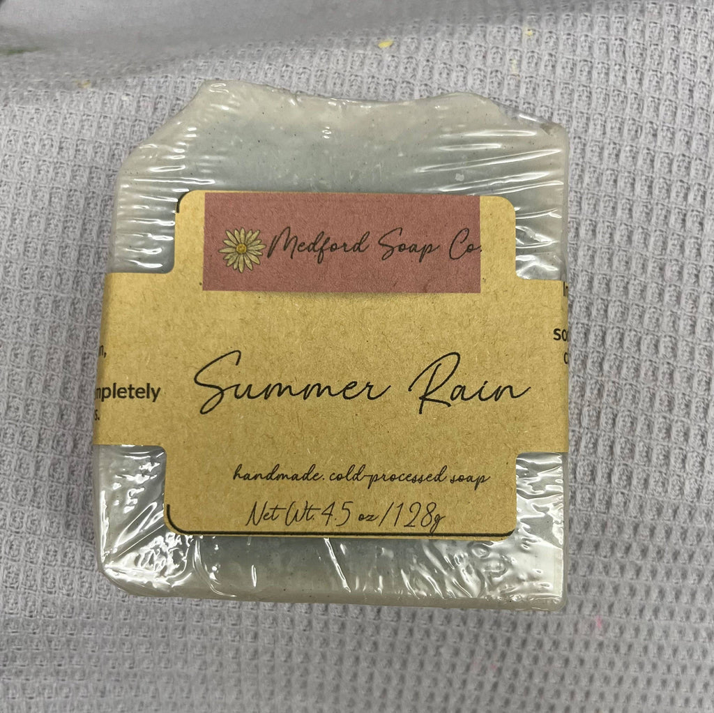 Handmade Summer Rain Soap-Bath & Beauty-Medford Soap Co.-Three Birdies Boutique, Women's Fashion Boutique Located in Kearney, MO