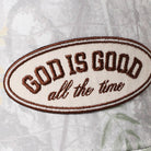 GOD IS GOOD All The Time Patch Camo Baseball Cap - Camo { product_type }}
