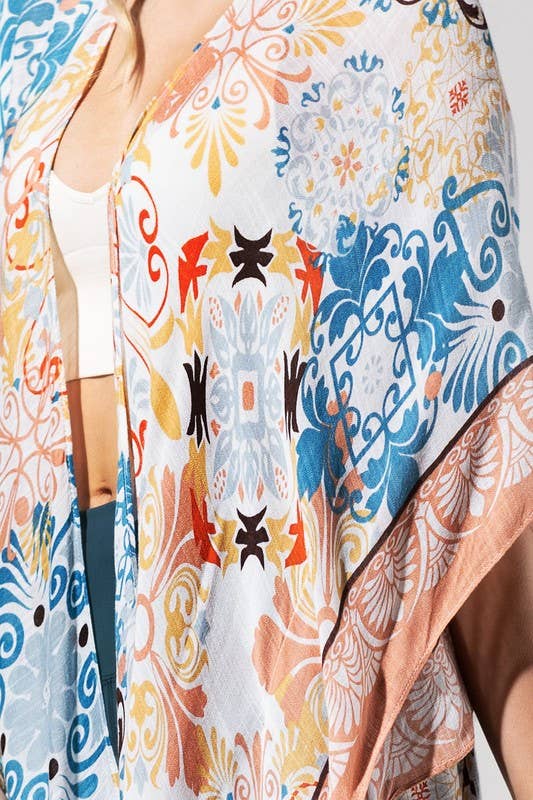 Cona Moroccan Tile Kimono { product_type }}