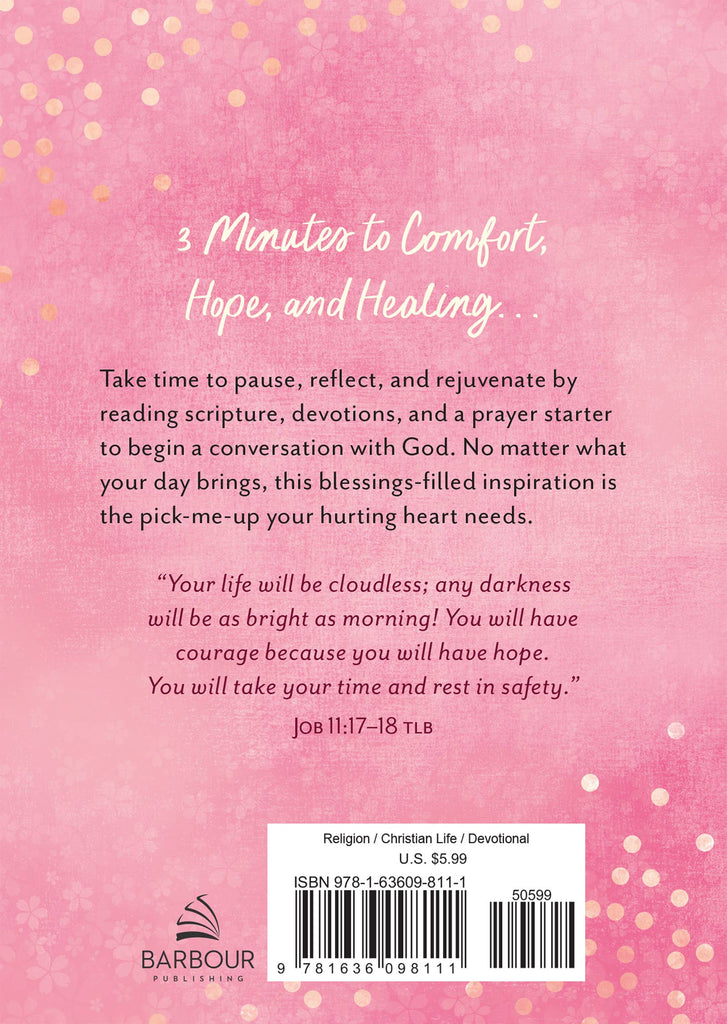 3-Minute Devotions to Find Hope When Life Hurts-Barbour Publishing, Inc.-Three Birdies Boutique, Women's Fashion Boutique Located in Kearney, MO