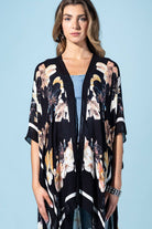 Moonlit Floral Kimono: Floral Multi { product_type }}